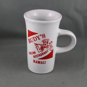 Vintage Hawaiian Mug - Rudy's Italian Restaurant - Made by Daga Hawaii